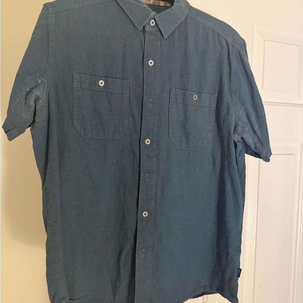 Kuhl Men's Denim Blue Button Down Shirt